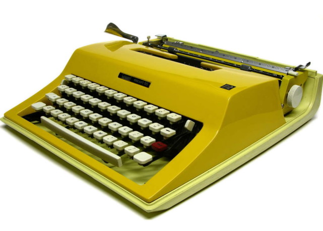 Modern-gold-typewriter